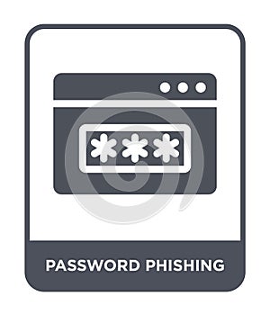password phishing icon in trendy design style. password phishing icon isolated on white background. password phishing vector icon