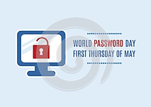World Password Day vector