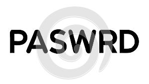 Password Security, User Authentication and Access Control, Vector Text, vector design Generative AI