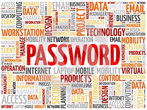 Password word cloud
