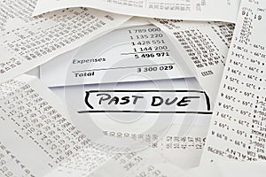 Past due bills to be paid