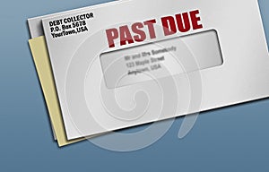 Past due credit bills