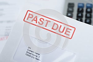 Past due envelope