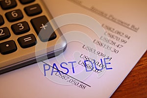 Past due payment