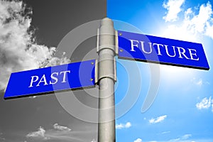 Past and future signpost