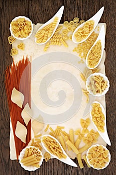 Pasta Abstract Border