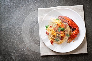 Pasta all\'astice or Lobster spaghetti