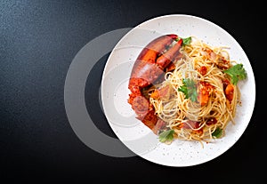 Pasta all\'astice or Lobster spaghetti