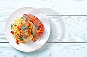 Pasta all\'astice or Lobster spaghetti