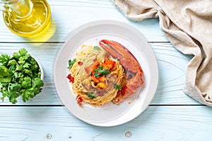 Pasta all\'astice or Lobster spaghetti