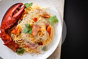 Pasta all\'astice or Lobster spaghetti