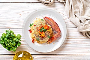 Pasta all\'astice or Lobster spaghetti