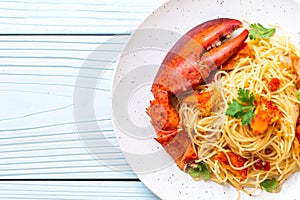 Pasta all\'astice or Lobster spaghetti