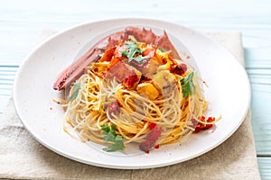 Pasta all\'astice or Lobster spaghetti