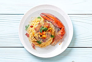 Pasta all\'astice or Lobster spaghetti