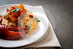 Pasta all\'astice or Lobster spaghetti