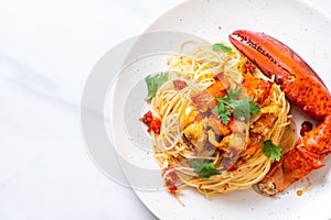 Pasta all\'astice or Lobster spaghetti