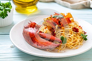 Pasta all\'astice or Lobster spaghetti