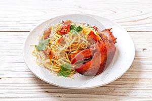 Pasta all\'astice or Lobster spaghetti