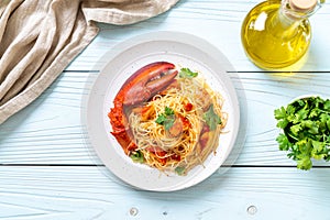 Pasta all\'astice or Lobster spaghetti