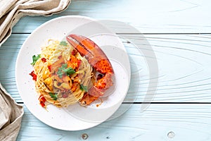 Pasta all\'astice or Lobster spaghetti