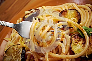 Pasta alla norma photo