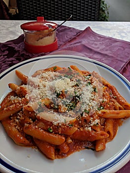 Pasta arrabiata