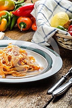 Pasta arrabiata