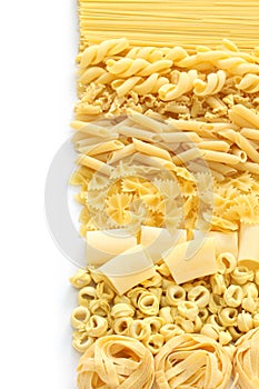 Pasta assortment photo