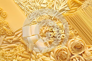 Pasta assortment photo