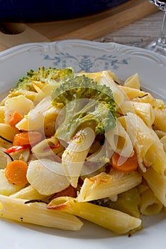 Pasta Casserole with vegetables