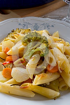 Pasta Casserole with vegetables