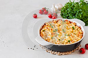 Pasta and Cheese Bake