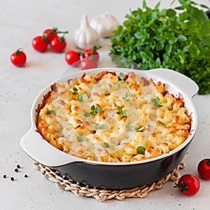 Pasta and Cheese Bake