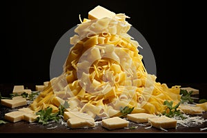 Pasta cheese. Generate Ai