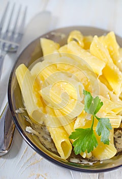 Pasta with cheese