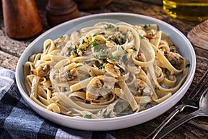 Pasta with Clam Sauce