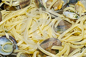 Pasta with clams