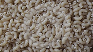 Pasta close-up, rotate counterclockwise