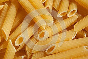 Pasta close-up, top view, nothing superfluous, background photo