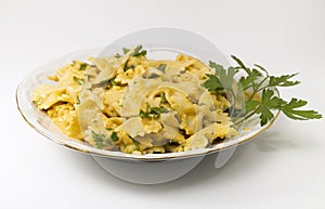 Pasta Collection - Farfalle with white fish souce