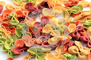 Pasta - colored farfalle