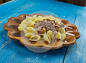Pasta Conchiglie with Tuna
