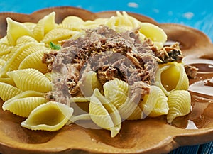 Pasta Conchiglie with Tuna