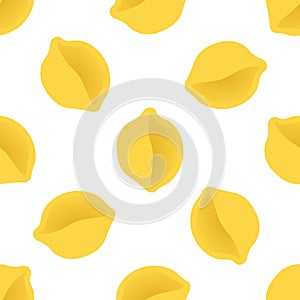 Pasta conchiglie. Vector