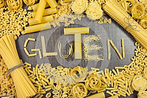 Pasta that contains gluten