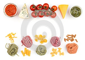 Pasta cooking background