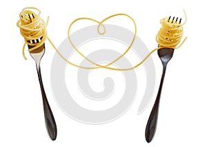 Pasta On Fork