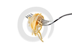 Pasta fork isolated