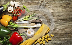 Pasta ingredients